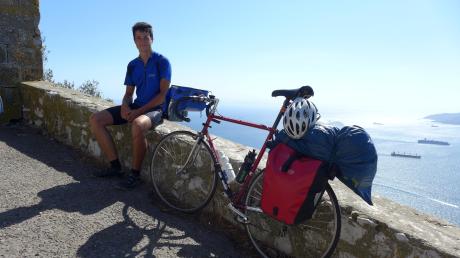 Johannes Kneidel aus Scheuring macht im Urlaub extreme Radtouren, die ihm auch extreme Erlebnisse bescheren. 