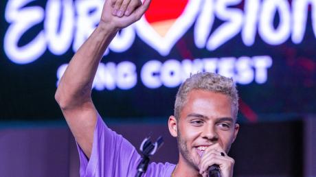 Malik Harris aus Landsberg vertritt Deutschland beim Eurovision Song Contest in Turin. 