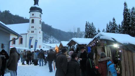 Im vergangenen Jahr ein wahres Winterwunderland: der idyllische Weihnachtsmarkt in Wellheim. 