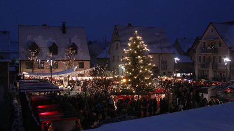 In Dietenheim ist am ersten Adventssonntag wieder Weihnachtsmarkt.