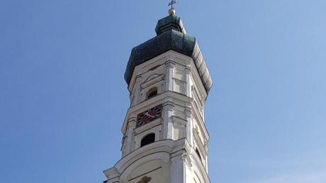 Die heutige Pfarrkirche von Obermedlingen. 	