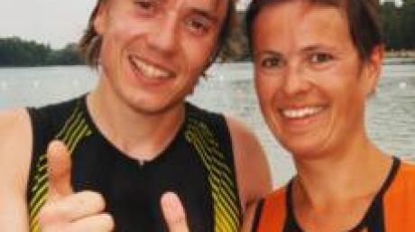 Kuhsee-Triathlon Sieger Christian Greppmair und Siegerin Andrea Reiser