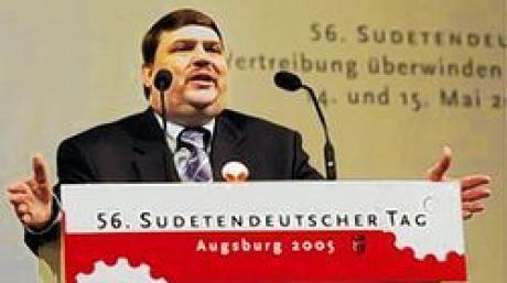 56. Sudetendeutscher Tag 2005 in Augsburg, Bernd Posselt, Bundesvorsitzender der Sudetendeutschen Landsmannschaft