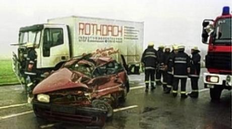 Unfall am 4.12.04 bei Pfaffenhausen