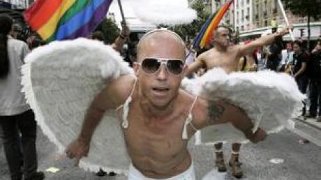 Parade der Schwulen und Lesben in London: Ganz in Rosa...