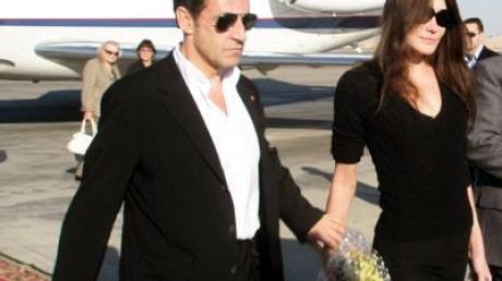 Der Präsident und das Model: Nicolas Sarkozy urlaubt mit Carla Bruni in Ägypten