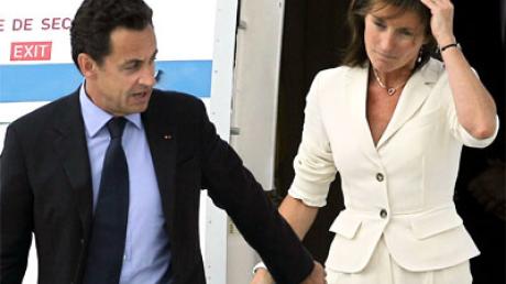 Nicolas Sarkozy und seine Ex-Frau Cécilia vor ihrer Scheidung.