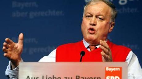 Bayerns SPD-Chef Stiegler will sich aus der Politik zurückziehen.