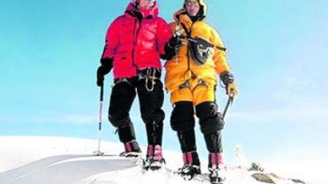Helga Söll und Jürgen Greher bei ihrer Expedition auf den Nanga Parbat.