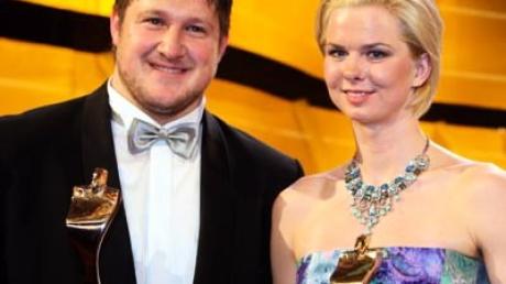 Sind "Sportler des Jahres": Gewichtheber Matthias Steiner und Schwimmerin Britta Steffen.