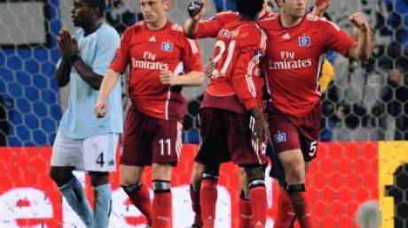 HSV darf vom Halbfinale träumen: 3:1 gegen ManCity