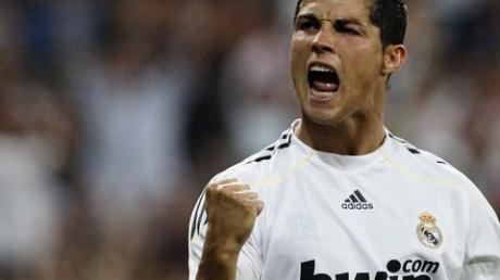 Cristiano Ronaldo traf zum ersten Mal für Real Madrid.