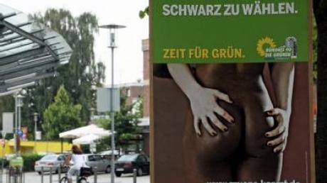 NRW-Grüne streiten um Popo-Plakat