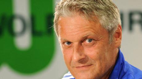 Wolfsburgs Trainer Armin Veh.