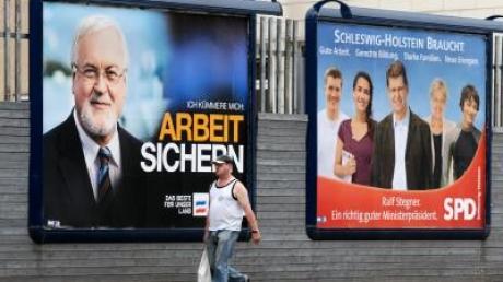 Wahlen: In Kiel alles offen - in Potsdam SPD vorn