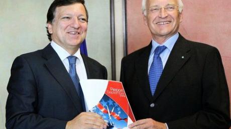Stoiber und Barroso zu Bürokratieabbau