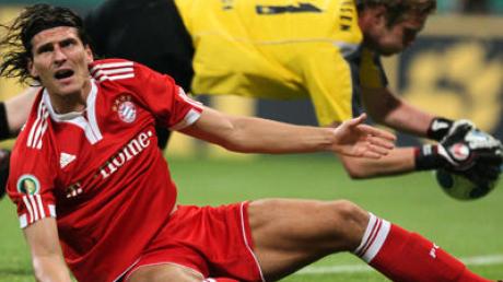 Bayern-Stürmer Gomez: unzufrieden trotz Toren.