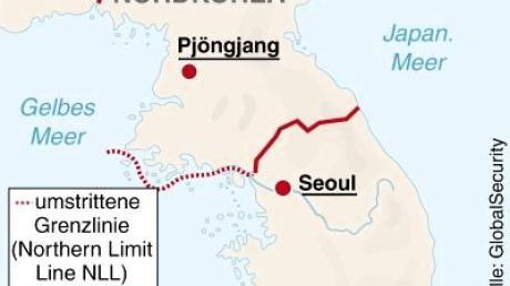 Seegefecht zwischen Süd- und Nordkorea