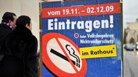 Nichtraucher-Volksbegehren in Bayern gestartet