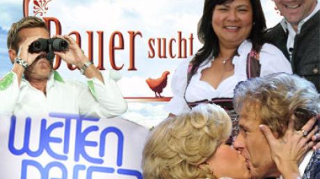 "Bauer sucht Frau" und "Das Supertalent" haben viel bessere Quoten als "Wetten, dass...?". Bildmontage: cor