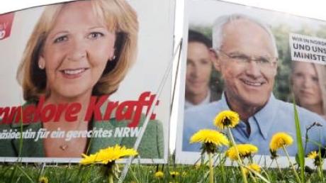 Umfragen sehen Patt vor NRW-Landtagswahl