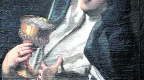 Die heilige Mechtild auf einer Darstellung von Johann Evangelist Holzer im Dießener Marienmünster. Foto: Thorsten Jordan