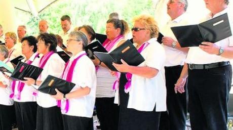 Die Chorgemeinschaft Ludwigsfeld kann an vielen Lokalitäten begeistern. Foto: az