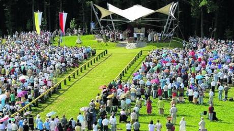 Der Gebetstag lockt jährlich Tausende Besucher an die Gebetsstätte. Foto: zg