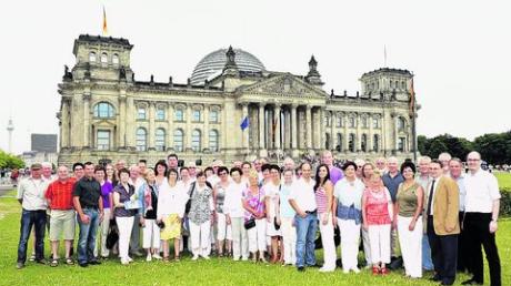 Berlin war eine Reise wert: Bürger aus ganz Nordschwaben waren zu Gast beim Bundestagsabgeordneten Ulrich Lange. Foto: Büro Lange