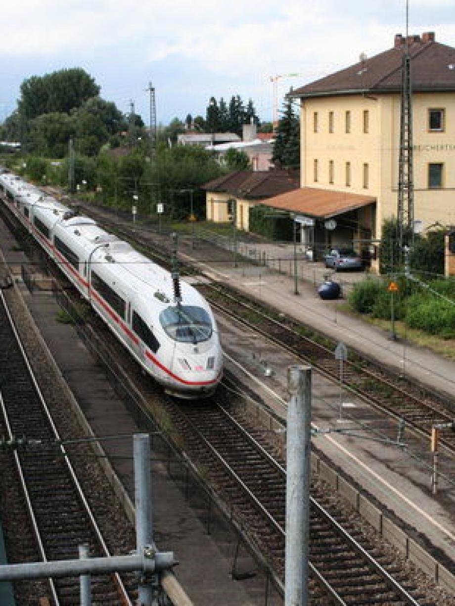  Bahnstrecke  M nchen  N rnberg ICE Strecke bei Ingolstadt 