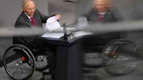 Schäuble will Sparkurs halten