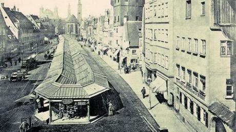 Die Michaelidult anno 1883 fand erstmals auf der Jakoberstraße statt. Der Markt war in der Innenstadt nicht mehr geduldet. Foto: Stadtarchiv 