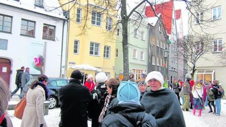 Augsburg ist märchenhaft. Zumindest war es das bei einer außergewöhnlichen Stadtführung, die unter anderem zum Holbeinplatz ging. Foto: Alexander Kaya