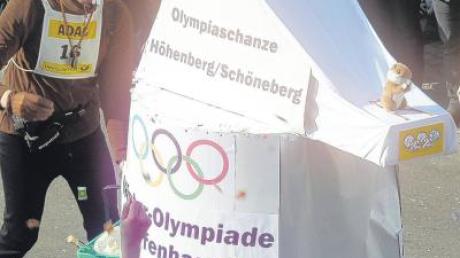 Pfaffenhausen als Austragungsort für die Olympischen Winterspiele: Warum eigentlich nicht, sagte sich die Gruppe „KPHG“: „Wir sind bereit!“