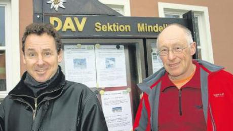 Die beiden Vorsitzenden der Mindelheimer Alpenvereinssektion Peter Riedmaier (li.) und Josef Schafnitzel stellen ihr Amt zur Verfügung. 