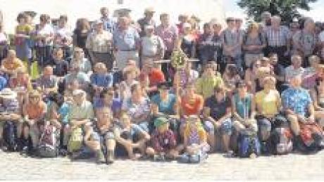 141 Teilnehmer aus Wiedergeltingen und Amberg pilgerten zu Fuß nach Andechs.  