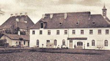 Foto vom Kapuzinerkloster Türkheim aus den 1930er Jahren.  