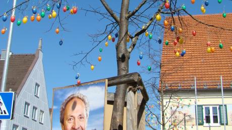 Die Türkheimer Wahlplakate werden wieder abgehängt, denn sie stören die Osterbäume.