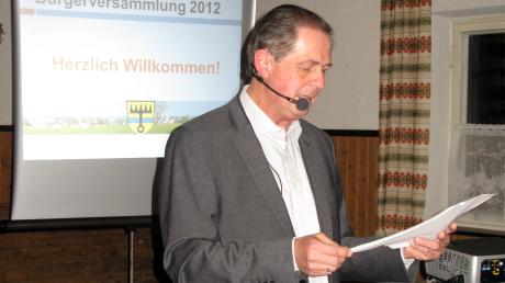 Über Kammlachs Entwicklung im vergangenen Jahr sprach Bürgermeister Josef Steidele.