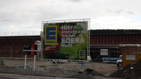 Im Juni soll der neue Edeka-Markt in Dirlewang bezugsfertig sein.  