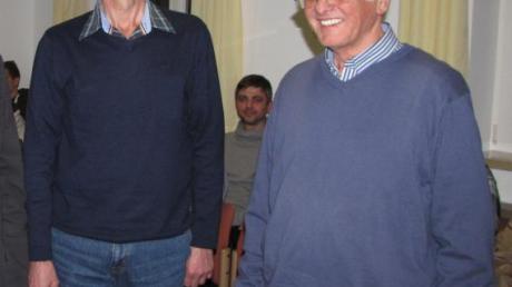 Peter Kollhorst und Anton Weißenhorn (rechts) stellten sich bei der Sitzung vor.  
