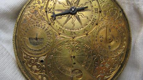 Diese Taschenuhr wurde im 16. Jahrhundert in Mindelheim hergestellt. Das Stück des Uhrmachers Mathias Reit liegt in einem Museum bei Paris. 