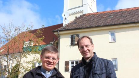 Pfarrer Bernhard Hesse (links) und sein Nachfolger Kaplan Martin Skalitzky arbeiten in der Pfarreiengemeinschaft Türkheim bereits seit drei Jahren zusammen. 