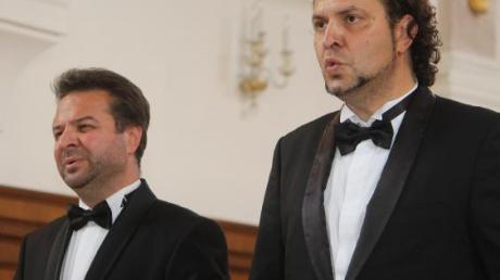 Bei gemeinsam gesungenen Duetten sorgten Jurii Nikolov (links im Bild) und Dilian Kushev für Gänsehautgefühl in St. Justina. 	