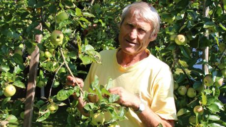 Wer glaubt, dass Apfel gleich Apfel ist, den belehrt Anton Klaus aus Oberneufnach gerne eines Besseren. Er baut in seinem Garten auf 120 Bäumen 500 Sorten an - und jede schmeckt anders.