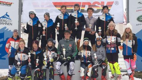 Die Nachwuchsrennfahrer zeigten gleich zu Saisonbeginn ihre Stärken in den Slalomrennen, die von der RG Burig ausgetragen wurden. 	