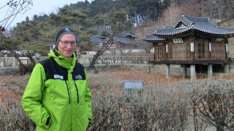 Weltreisender in Sachen Wintersport: Bernhard Linder aus Bad Wörishofen (hier in Südkorea) leistet Entwicklungshilfe in China. 