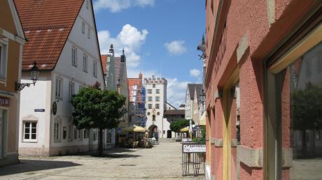 Die Kornstraße in Mindelheim.