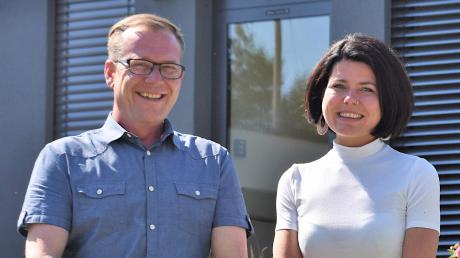 Der neue Geschäftsführer der Fichtenhaus Lebensraum GmbH, Harald Pienle, und die neue Prokuristin und Heimleiterin Marina Sonntag. 	