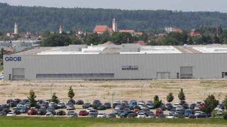 Südlich der Halle 14a soll eine weitere Produktionshalle der Grob-Werke in Mindelheim entstehen. 